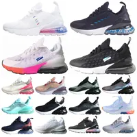 2021 Yastık Platformu 27c Erkek Tasarımcı Koşu Ayakkabıları Üçlü Kadın Sneakers Beyaz Siyah Renkli Mavi Erkekler Koşu Eğitim Spor Eğitmenler Spor Run Ayakkabı Boyutu 36-45