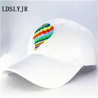 LDSLYJR Baumwolle Heißluftballon Stickerei Baseballkappe Hip-Hop-Kappe Einstellbare Snapback-Hüte für Erwachsene und Kinder 119