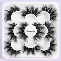 5 Pairs Fluffy Faux 3d Mink Eyelashes Noticeable Soft False Eyelash Cross Thick Cruelty Free Lash Extension Makeup