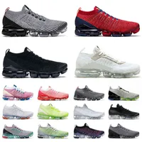 Vapourmax Fly Knit 3 Flynit TN Plus Mens Woms Outdoor Shoes White Off Oreo Blue Fury Triple Red Volt Black Pink Men Women Sports Sneakers