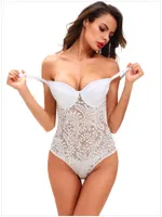 US$14.41- Lingerie Babydoll Lace See Through Crotchless Open Bra