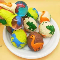 Surpresa Dinossauro Ovos Anti Stress Grape Ball Squeeze Relieve Brinquedo Brinquedo Crianças Brinquedo Mais Novo RRD11660