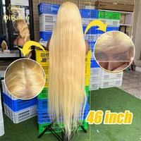 Billig 613 Blondine, 40 Zoll 613 Perücke 613 Perücke, Wholeale Brasilianische menschliche Haare Spitze Perücken