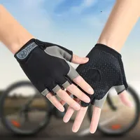 Radfahren Handschuhe MTB Road Reiten Fingerlose Anti-Rutsch Camping Sport Wandern Gym Fitness Fahrrad Fahrrad Mitten Halbfinger Männer fünf Finger