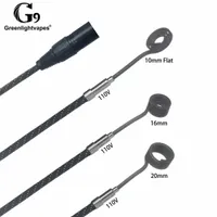 Original G9 Enail Heater Coil Wires Bag 10mm 16mm 20mm 25mm Fit för mini / Tick Dabber Uppvärmningsspolar