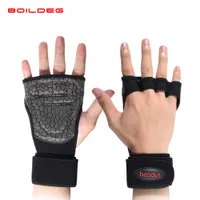 Boiling new lengthened fitness palm strength training dumbbell weight lifting antiskid Fitness Gloves