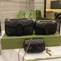 2021Designer Borse di lusso Brand Brand Bag Chain Ladies Fashion Classic Messenger Hand per migliorare la qualità con la scatola