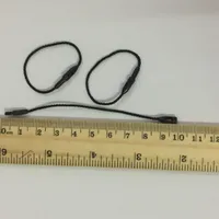 Kantoor 10 cm nieuw in voorraad goede kwaliteit witte zwarte plastic plug -lus lock hang tag string in kledingsnoer voor kogelafbeelding van kledingafdichting