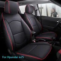 Cubierta de asiento de coche personalizada para Hyundai IX25 Automóvil de lujo Automóvil para automóviles Interior Cubiertas de estilo Cubiertas Accesorios Conjunto completo