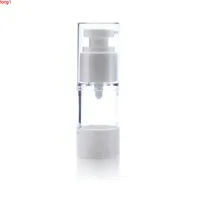 20pcsエアレスボトル化粧品サンプル包装15mlエマルジョンクリームチューブプラスチック詰め替え可能な小さい空の容器を回転ヘッドグッド数量
