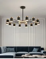 Nordiska ljuskrona lampor vardagsrum luster enkel modern restaurang sovrum led lampor inomhus belysning dekoration matbord ljus