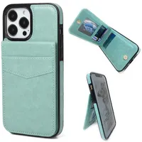 Card Holders Trendy Cell Phone Case Wallet For IPhone 13 Pro Max With Slots Holder Women Men Luxury Magnetic Coin Pocket