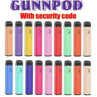 Gunnpod 2000 Puffs 26 Cores Descartáveis ​​Vaios Pen E Cigarro Deivce com 1250mAh Bateria 8ml Voo Vaporizador Vape Starter Kit vs Elf Bar