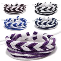 Handgjord String Armband Bangle Vänskap Armband Anklet för Kvinnor Flätat Rope Weave Yoga Foot Smycken