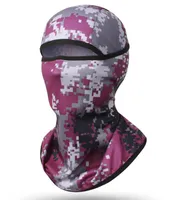 Tactical Scarf Camo Balaclava Kapelusz Full Twarzy Maska Głowy Pokrywa Ochrona Polowanie Kolarstwo Airsoft Sport Cap Rower Wojskowy Paintball Cool Sun Hat Dla Mężczyzn Kobiety