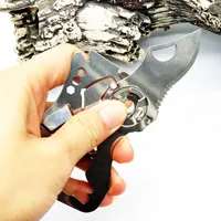Multi-funzionale clip clip utensile in acciaio inox wilfhead card bottiglia opener wrench home gadget all'aperto portafoglio portatile coltelli piccolo strumento hw497