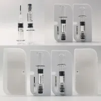 Pyrex Glass Syringe 1ML Luer Lock Oils Filling Storage Thick Oil Injection Cartridges Disposable Vapes Pens 510 Thread Carts Custom Container Delta 8 Packagings