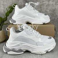 2022 Top Caffence Paris Triple S повседневная обувь Mens Women Black White Gym Red Grey Lovers Lovers Trainers 35-45