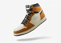 Mens 1 High OG Rookie of the Year Basketball Shoes Women Gold Harvest Black Sail Jumpman I Designer Sports Sneakers Size US5.5-12 With
