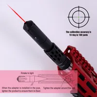 ACCESSOIRES TRACTIQUES TRIROLOCK Hunting Red Kits d'insertion laser rouge pour .177 à 0,78 Riflescope de calibre Bore Sight avec interrupteur OF OFF