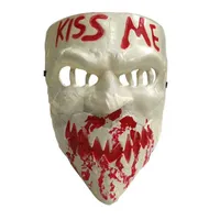 Masque de purge Halloween God Cross Scary Scary Sortie Cosplay Collection PROPAGNE FOND FOND FOND FACE CLEEPY FILM Masque 1058 B3