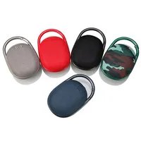 JHLClip4 Mini Wireless Bluetooth Speaker Portable Outdoor Sports Audio Double Horn Speakers 5 Colors with Good Quality