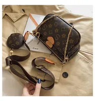 럭셔리 디자이너 핸드백 Pochette Felicie 가방 가죽 어깨 핸드백 클러치 토트 메신저 쇼핑 지갑 여성 지갑