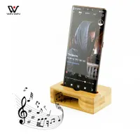 Portable Speakers Cell Phone titolari Monti Holder altoparlante mobile di legno stand suono Staffa Desktop