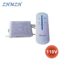 Smart Home Control AC110V High Quality Wireless Digital Remote Switch 1 2 3 Ways For Lamps Light Exhaust Fan Through-wall
