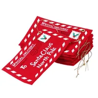 Gift Wrap 12 Stks Kerst Candy Bags Stof Envelopes Santa Claus Printing Tree Ornamenten