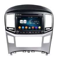 4GB + 128GB CarPlay PX6 2 DIN 8 "Android 10 Bil DVD-spelare för HYUNDAI H1 2016-2018 DSP Stereo Radio GPS-navigering WiFi Bluetooth 5.0