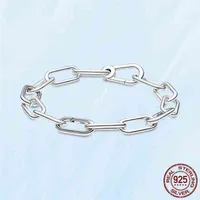 2021 Nouveau Bracelet de chaîne Sterling Sterling Sterling Me Link pour femmes Fit Pandora Charm Beads Bijoux