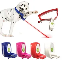 Katze Halsbänder führen PET LED LED Laser Spielzeug Mode Mini Kragen Zeiger Hund Kunststoff Training