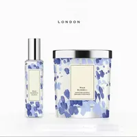 Üst katı parfümler kadınlar mumlar set sınırlı ingilizce mum 200g parfüm 30 ml yüksek kalite ve hızlı ücretsiz teslimat