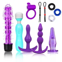 Massage Anal Vibrator Butt Plug Set Zauberstab Dildos Für Frauen Klitoris Stimulator Sex Spielzeug für Männer Prostata Massagegerät Erotik Sex Werkzeuge