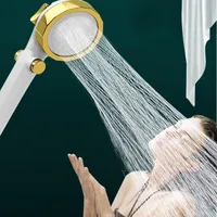 バスルームシャワーセット節水3モード調整可能な高圧シャワーヘッドスプレーサプライヘッド