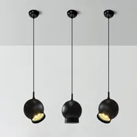 Retro Industrial Lampa Par -LED LED Lights Minimalistyczne jadalnia oświetlenie oświetlenia Lampy na poddaszu