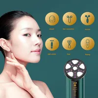 Radio Frequency Beauty Devices Hautpflege RF Hubmaschine Massagegerät EMS LED Pon Verjüngung für Face Home SPA A43546B