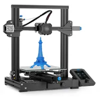 Creality officiel Ender 3 V2 DIY Imprimante 3D avec carte mère silencieuse Taille de l'impression 220x220x250mm + 1 an Warrandy