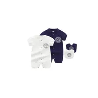 NOUVEAU 2021 Mode d'été Toddler Baby Girl Vêtements Unisexe Coton Section à manches courtes à manches courtes Nouveau Né Bébé Baby Boy Pajama Romper
