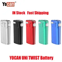 Аутентичные yocan Uni Twist Box Mod 650 мАч догрей VV аккумулятор для 510 толстого масла Vape Все ширины картридж распылитель тележки ECIG VS UNI S Pro 100% подлинной