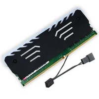 Almohadillas de enfriamiento para computadora portátil K3NB Memoria-RAM RGB Cooler Frife de calor Chaleco para juego de PC DIY DDR DDR3 DDR4