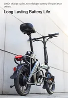 [EU i lager] Fiido M1 Pro Elektrisk cykel 20 tum 12.8Ah 48V Folding Moped Cykel 50km / h Speed ​​130km Mileage Range