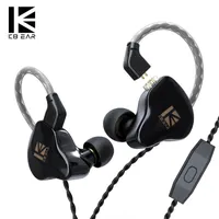 KBEAR KS1 Dual Magnectic Circuit Dynamic In Ear Earphone Running Sport HIFI Wired Headphones With Mic Earbuds Kbear KS2 KB06