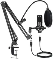 Micrófono condensador USB Para Juegos con Soporte, Nuevo Kit de micrófono de estudio BM 800 PARA ORDENDOR, YouTube, Transmisón, Grabación, Micro