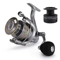 Baitcasting Reels GXMF Reel Ultralight Casting Smooth Metal Fishing With Deep Or Shallow Double Spool For Bass