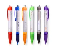 Ballpoint Pens [] 500pcs / lot 8b800 Company Pantalla promocional personalizada con su publicidad en la mano, alta calidad al por mayor