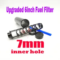 New Upgrade 7mm Inner Hole 6inch Car Fuel Filter Solvent Trap 1/2-28 Filter-Fuel Trap-Solvent Thicker Baffle for NAPA 4003 WIX 24003