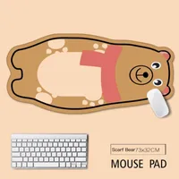 Paspaslar Pedleri Karikatür Küçük Kız Boy Su Geçirmez Kilit Kenar Oyunu Mouse Pad Çalışma Masası Küçük Masa Yastığı Yumuşak