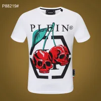 Plein Bear футболка Mens Designer Tshirts Brand Одежда для розыгрыша череп Человек Men T Roomts Классическая высококачественная хип -хоп -уличная одежда